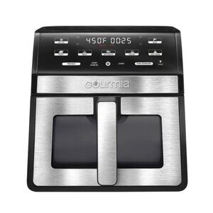 Gourmia 8 qt Digital Air Fryer, Black - Window, Lightweight